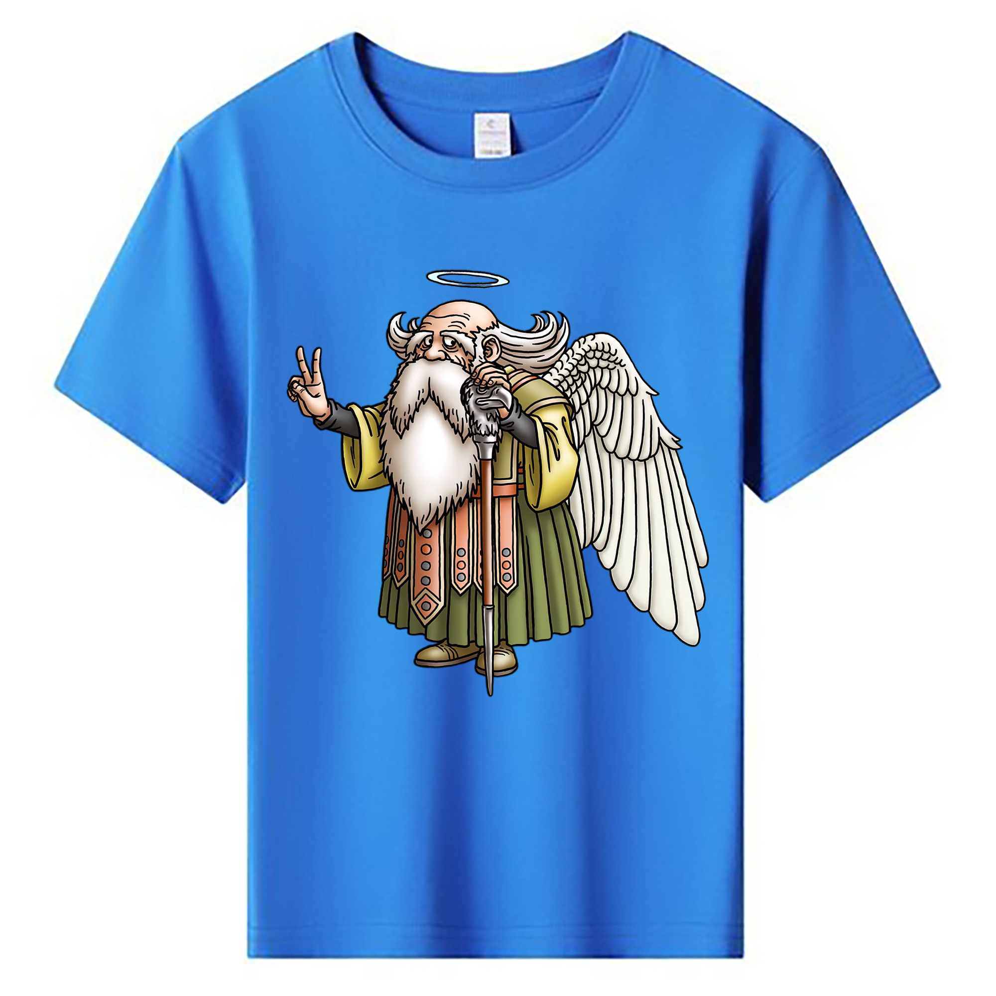 （画像用） ドラゴンクエスト Doragon Kuesuto Dragon Quest 綿100％キッズTシャツ（フロントプリント）